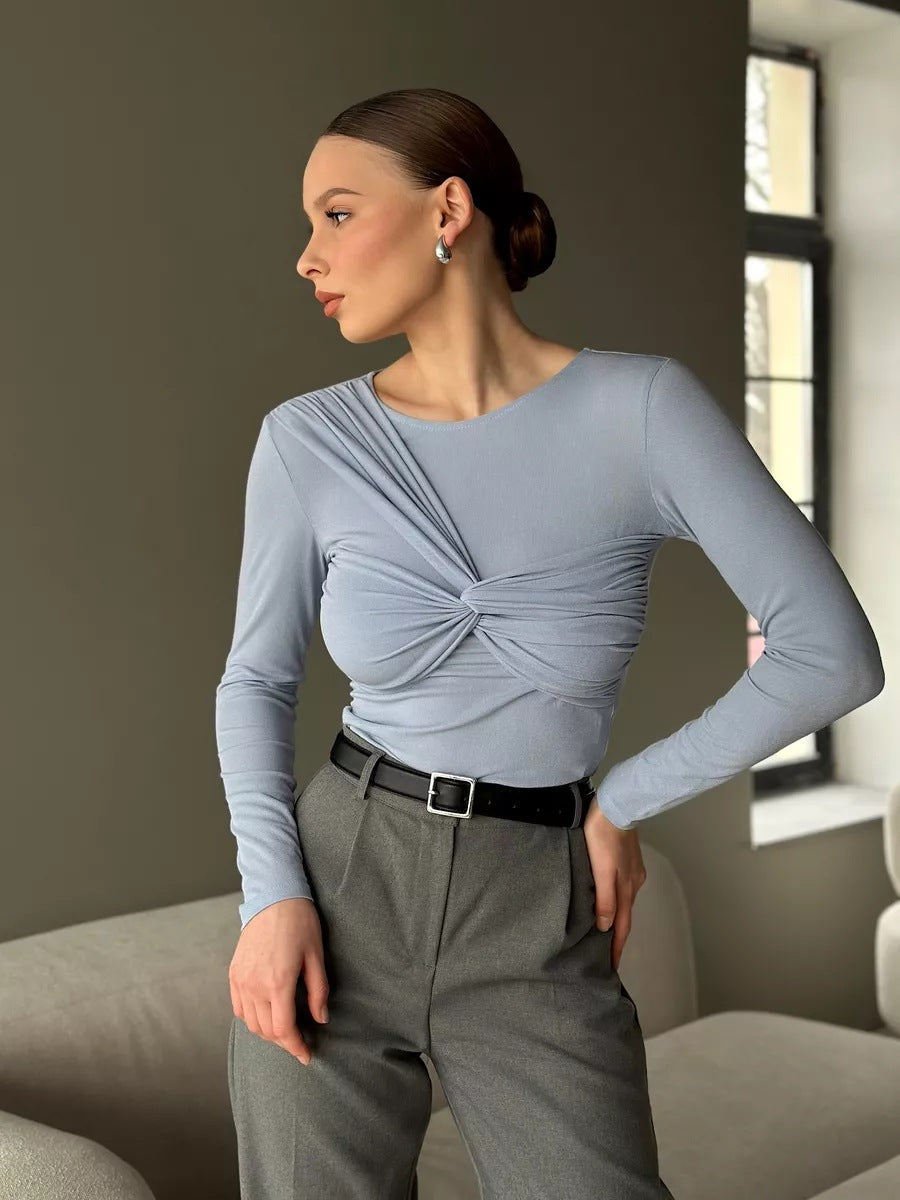 Sofie™ | The Amara Twist Long-Sleeve Top