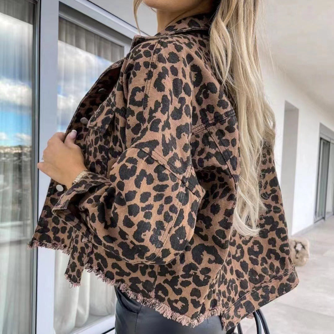 Suzie™ | The Leopard Denim Jacket