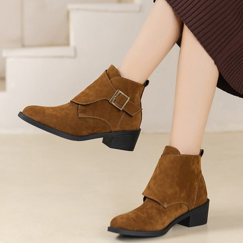 Sofie™ | Vintage Thick Heel Boots