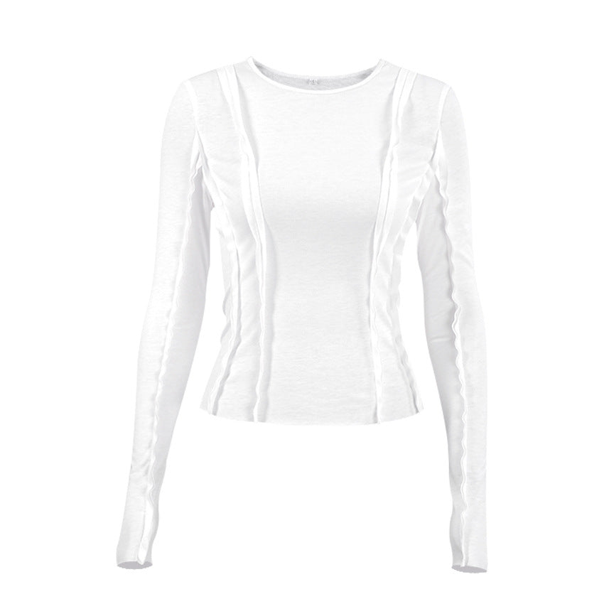 Sofie™ | The Elise Seam Detail Long Sleeve Top