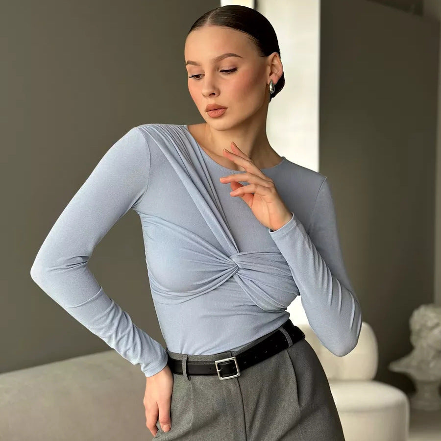 Sofie™ | The Amara Twist Long-Sleeve Top