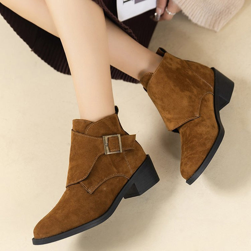 Sofie™ | Vintage Thick Heel Boots