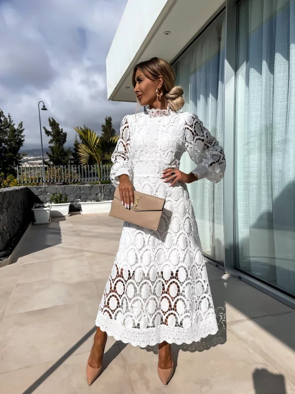 Olivia™ | Stylish French Lace Dress