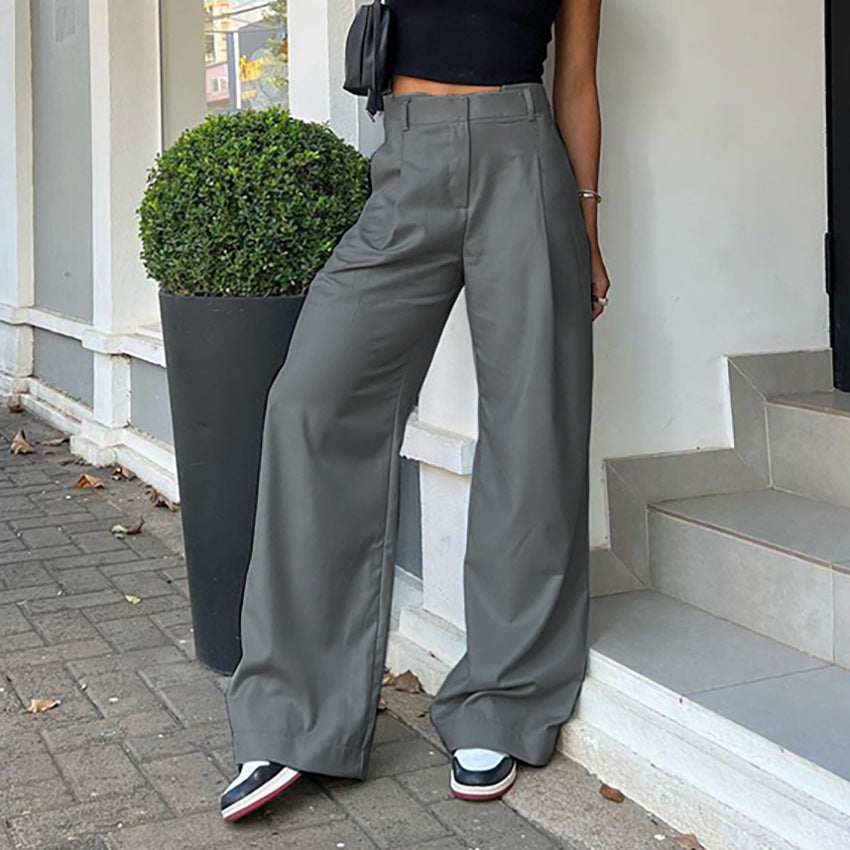 Sofie™ | Tailored Luxe Wide-Leg Trousers