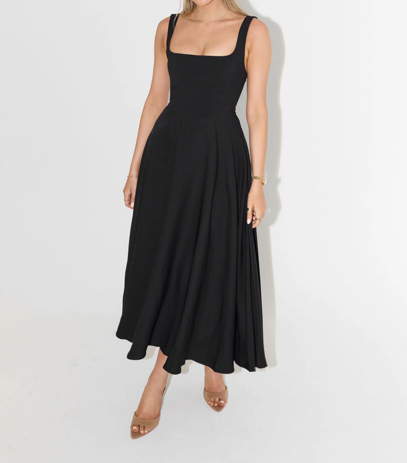 Sofie™ | Helnen High Waist Midi Dress