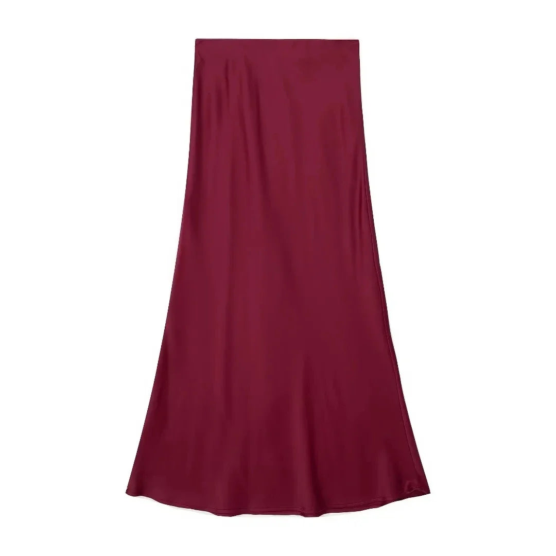 Sofie™ | The Elisabeth Satin Maxi Skirt