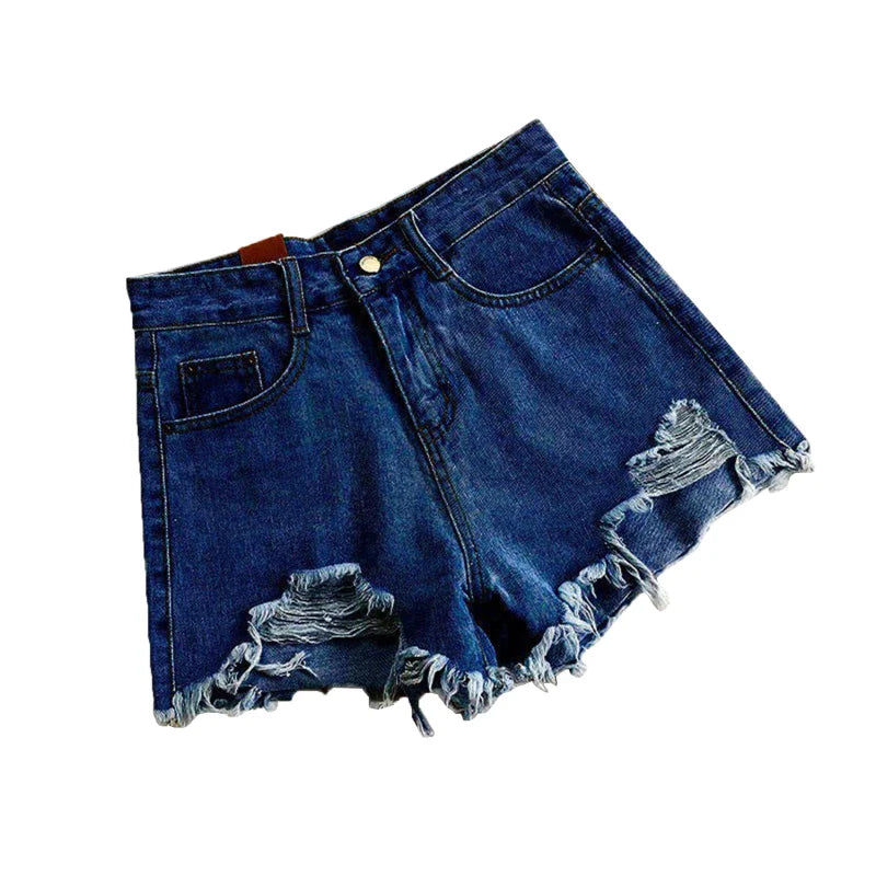 Sofie™ | The Bella Distressed Denim Shorts