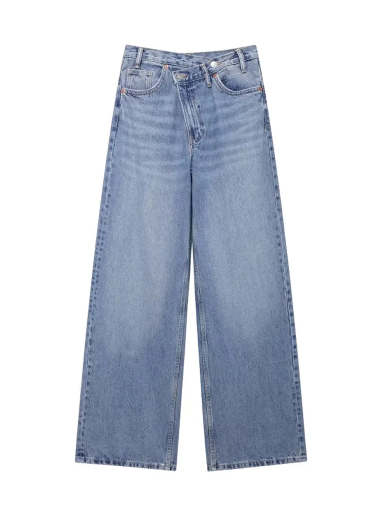 Sofie™ | Classic Wide-Leg High-Waisted Jeans