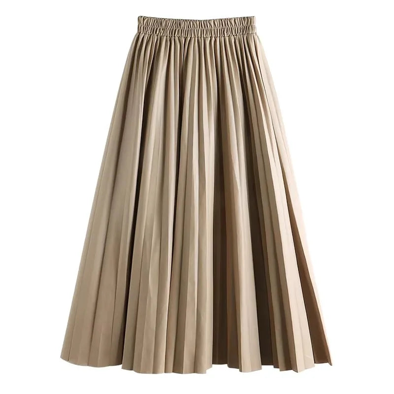 Sofie™ | The Valentina Luxe Pleated Midi Skirt