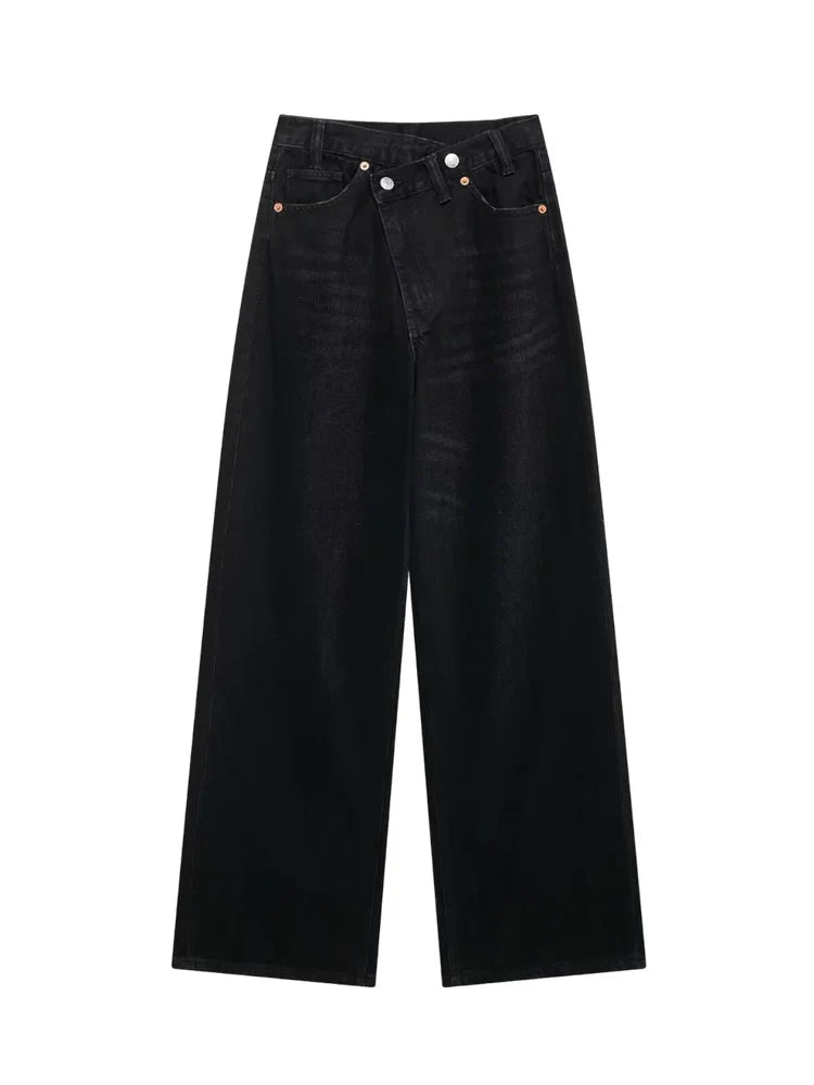 Sofie™ | Classic Wide-Leg High-Waisted Jeans