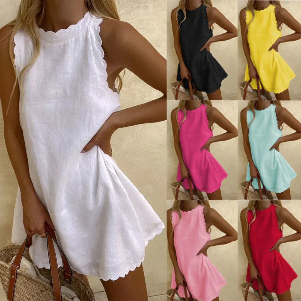 Sofie™ | Oriane Ruffled Sleeveless Tank Dress