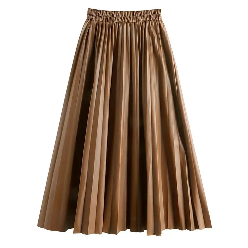 Sofie™ | The Valentina Luxe Pleated Midi Skirt