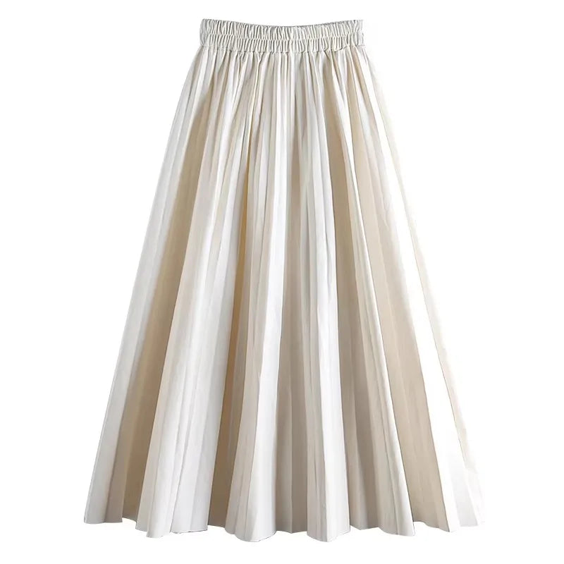 Sofie™ | The Valentina Luxe Pleated Midi Skirt