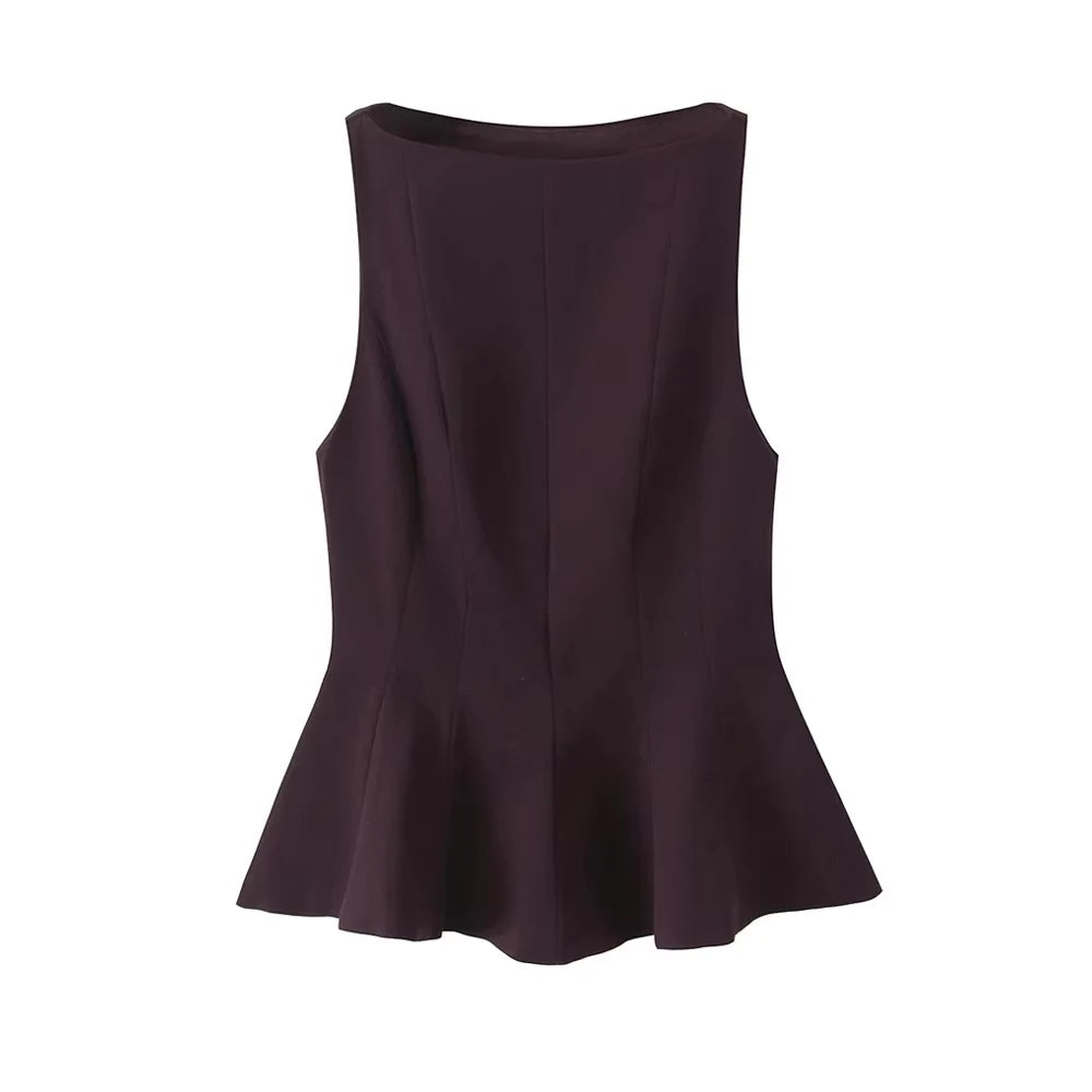 Sofie™ | The Celeste Peplum Vest