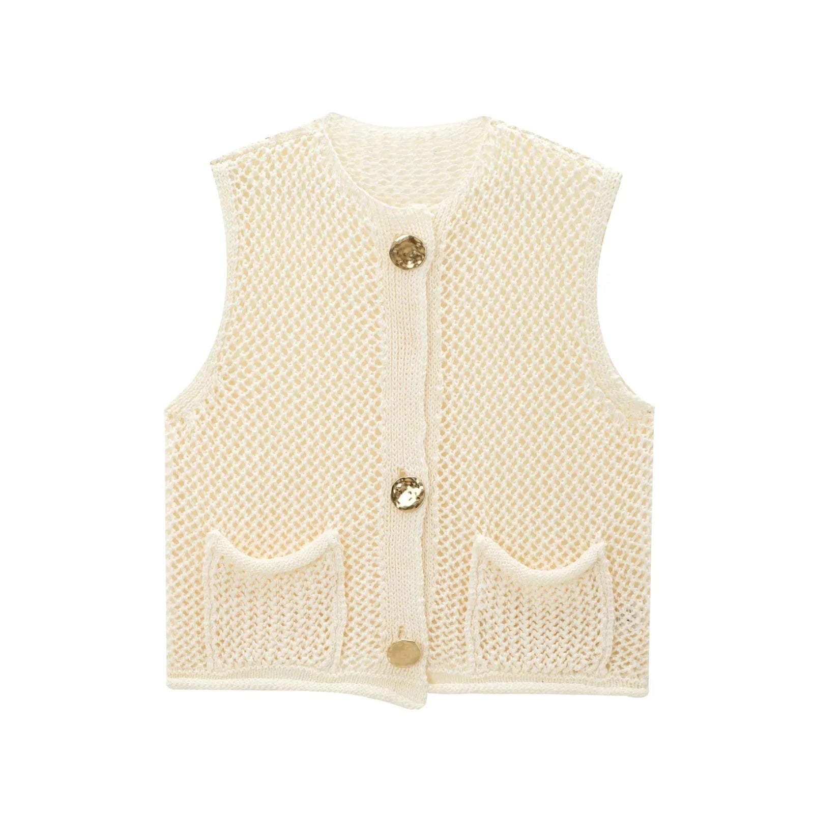 Sofie™ | The Eleanor Knitted Button Vest