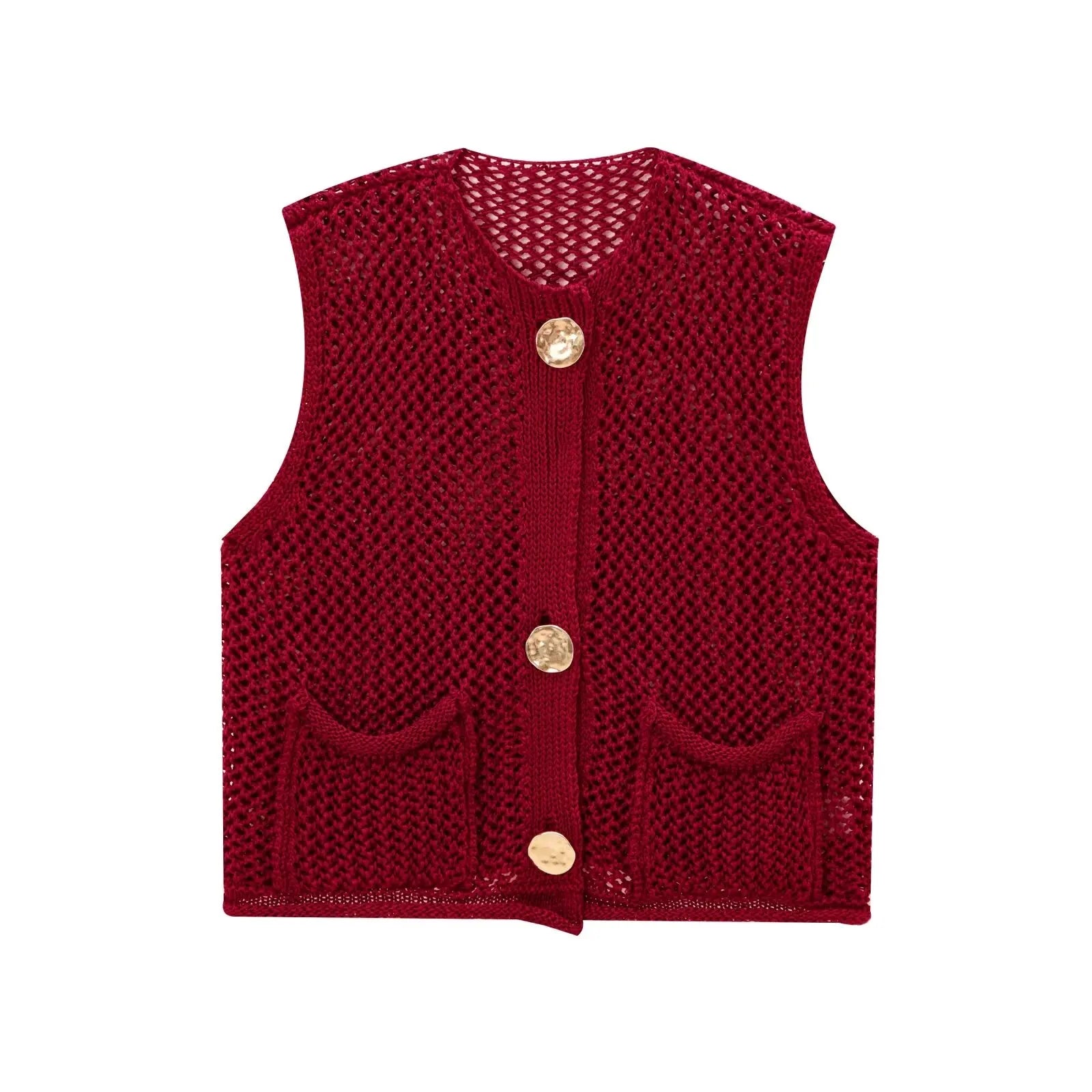 Sofie™ | The Eleanor Knitted Button Vest