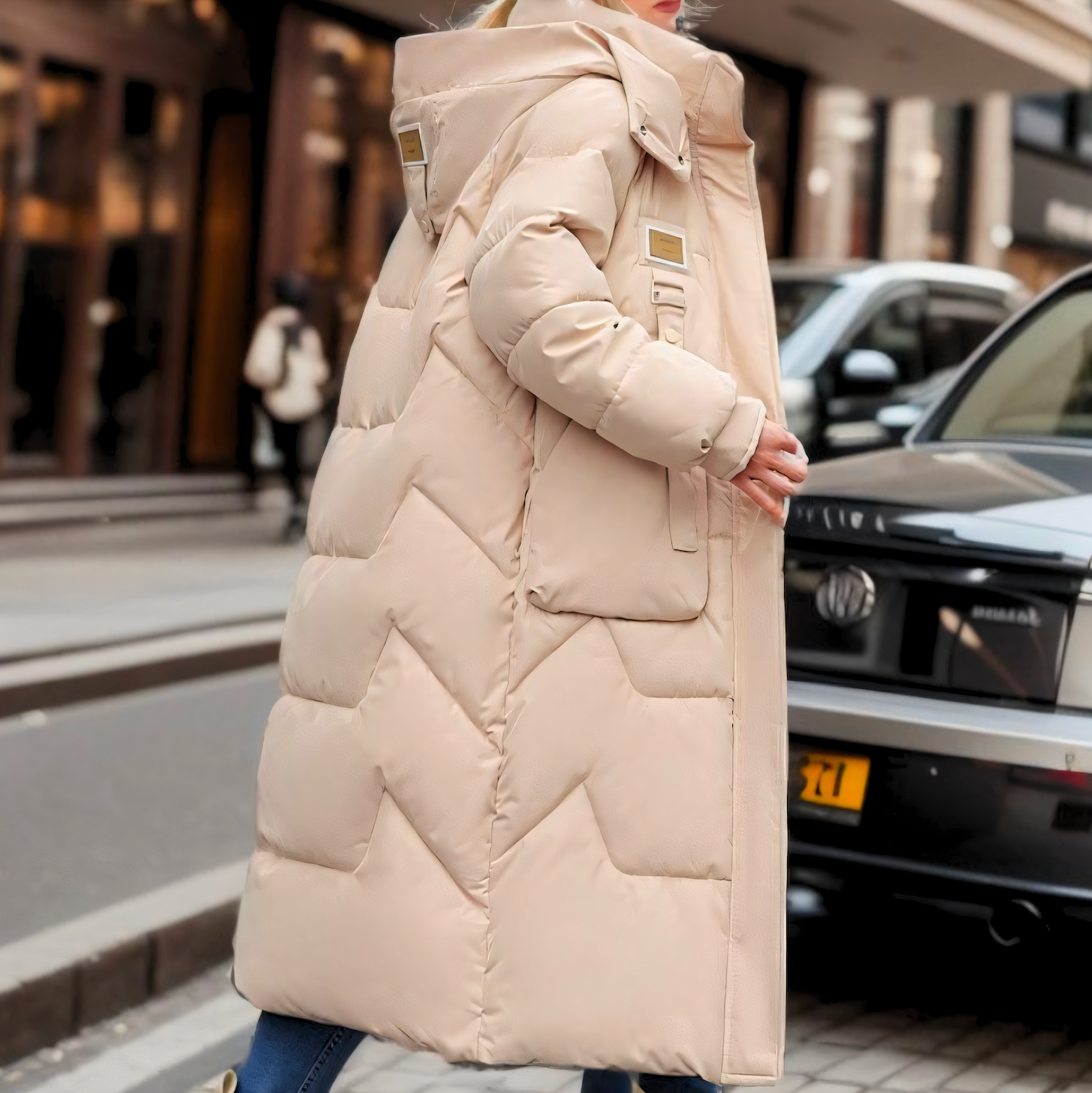 Sofie™ | Women's Stylish Long Waterproof Puffer Jacket