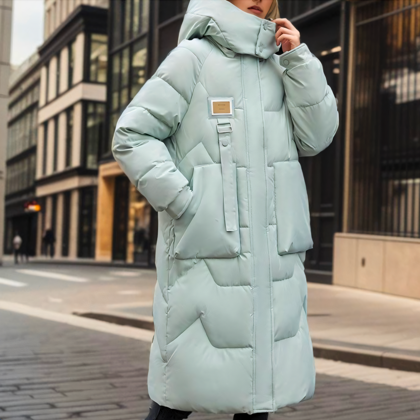 Sofie™ | Women's Stylish Long Waterproof Puffer Jacket