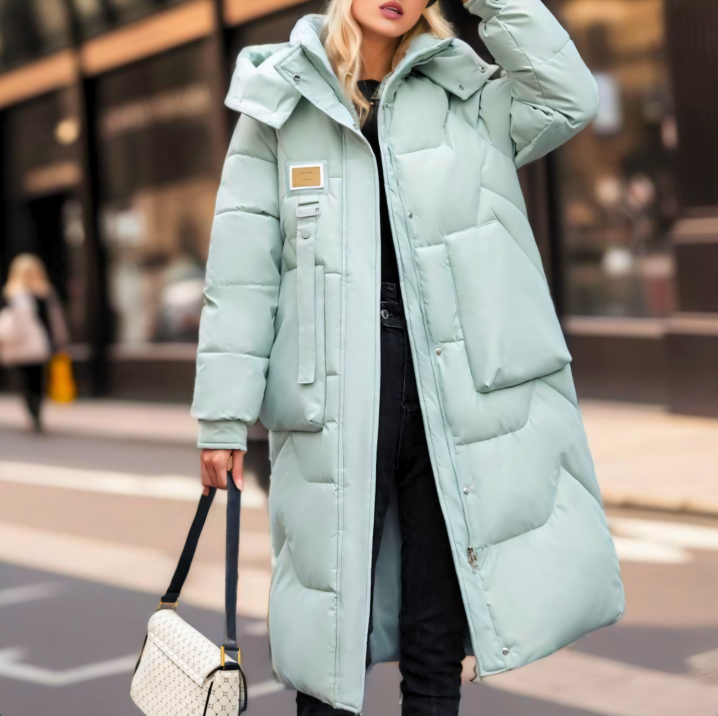 Sofie™ | Women's Stylish Long Waterproof Puffer Jacket