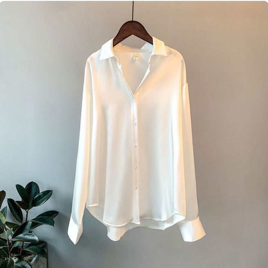 Sofie™ | Elegant Satin Shirt