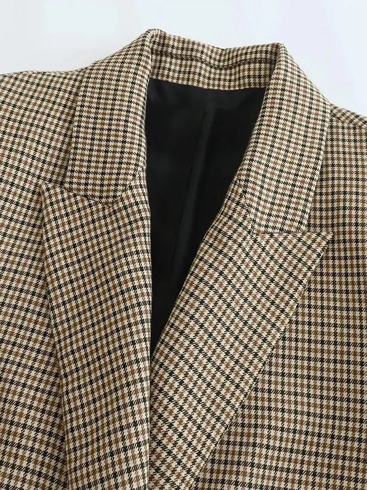 Sofie™ | Classic Houndstooth Blazer