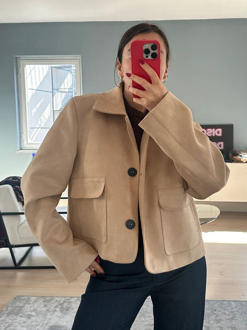 Sofie™ | Faux suede jacket Marissa