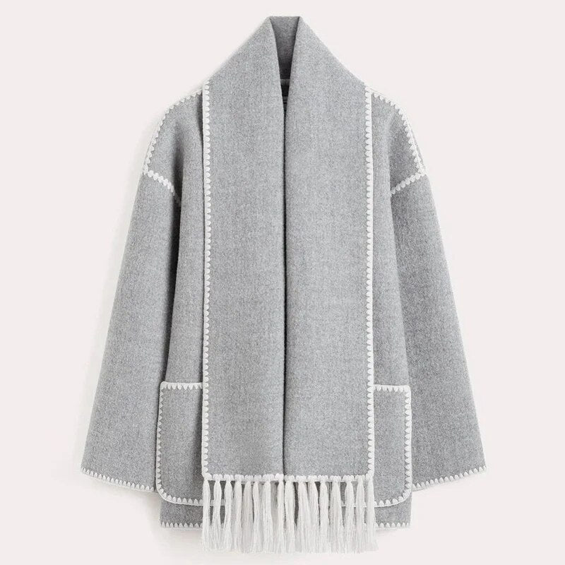 Sofie™ | Elodie Wool-Blend Scarf Coat