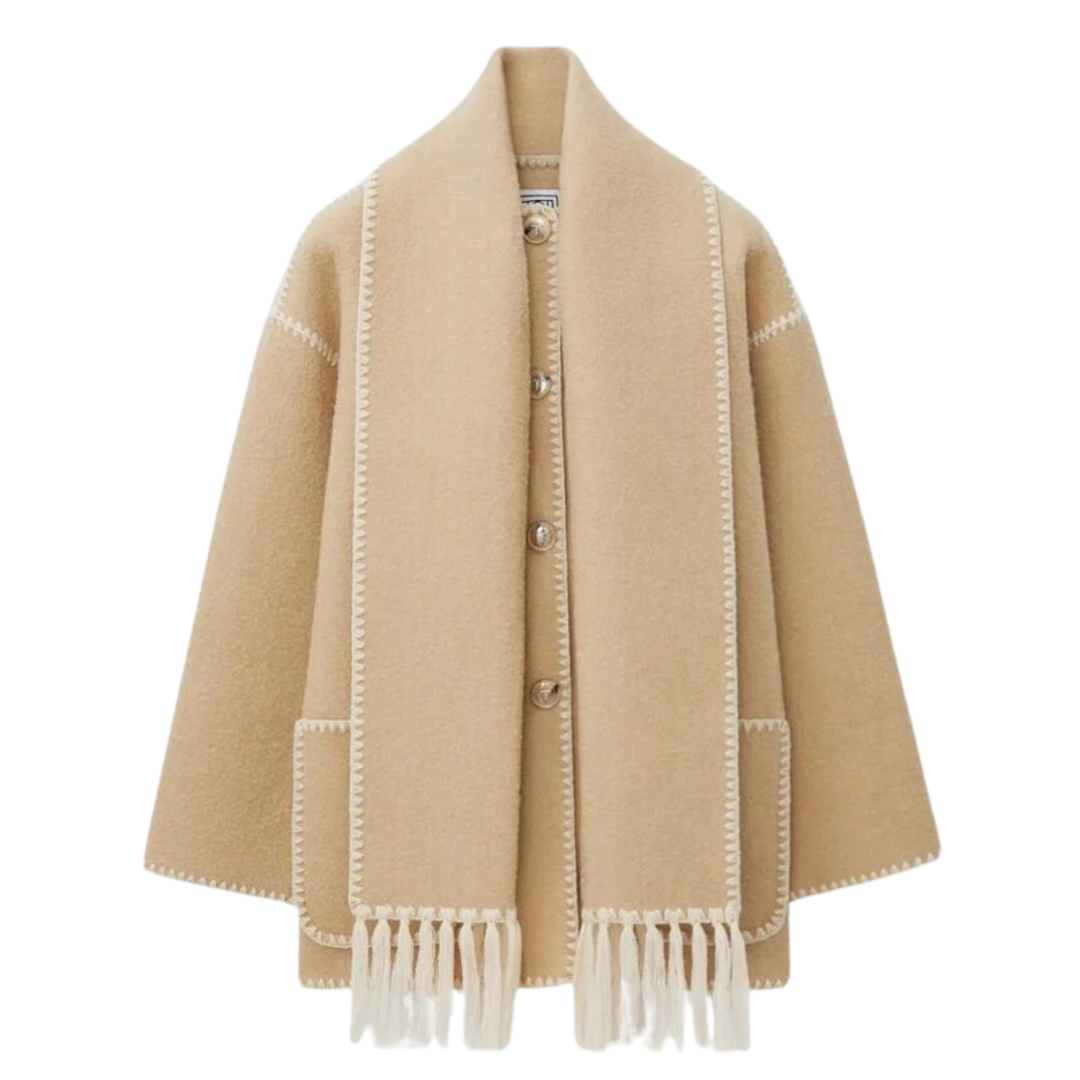 Sofie™ | Elodie Wool-Blend Scarf Coat