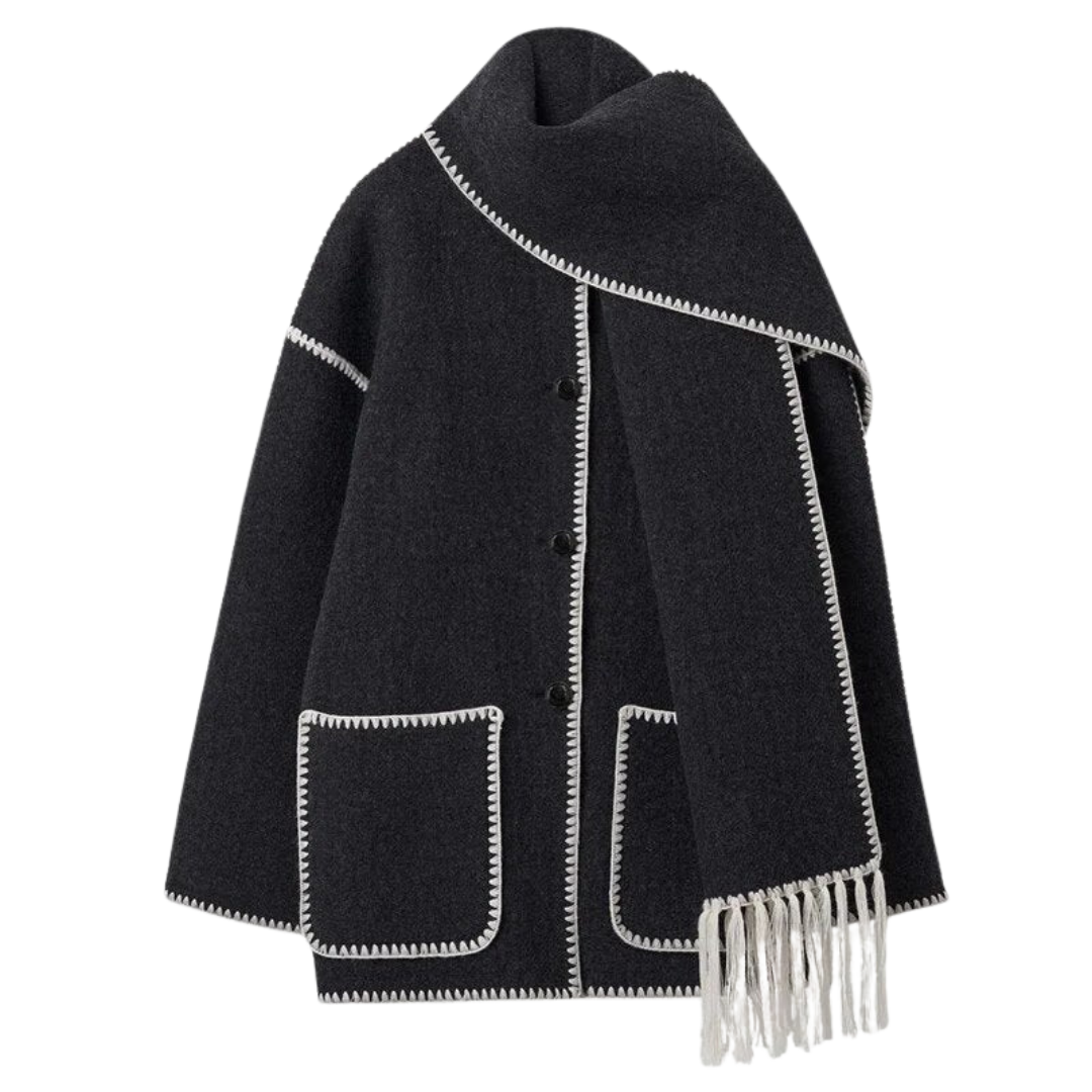 Sofie™ | Elodie Wool-Blend Scarf Coat