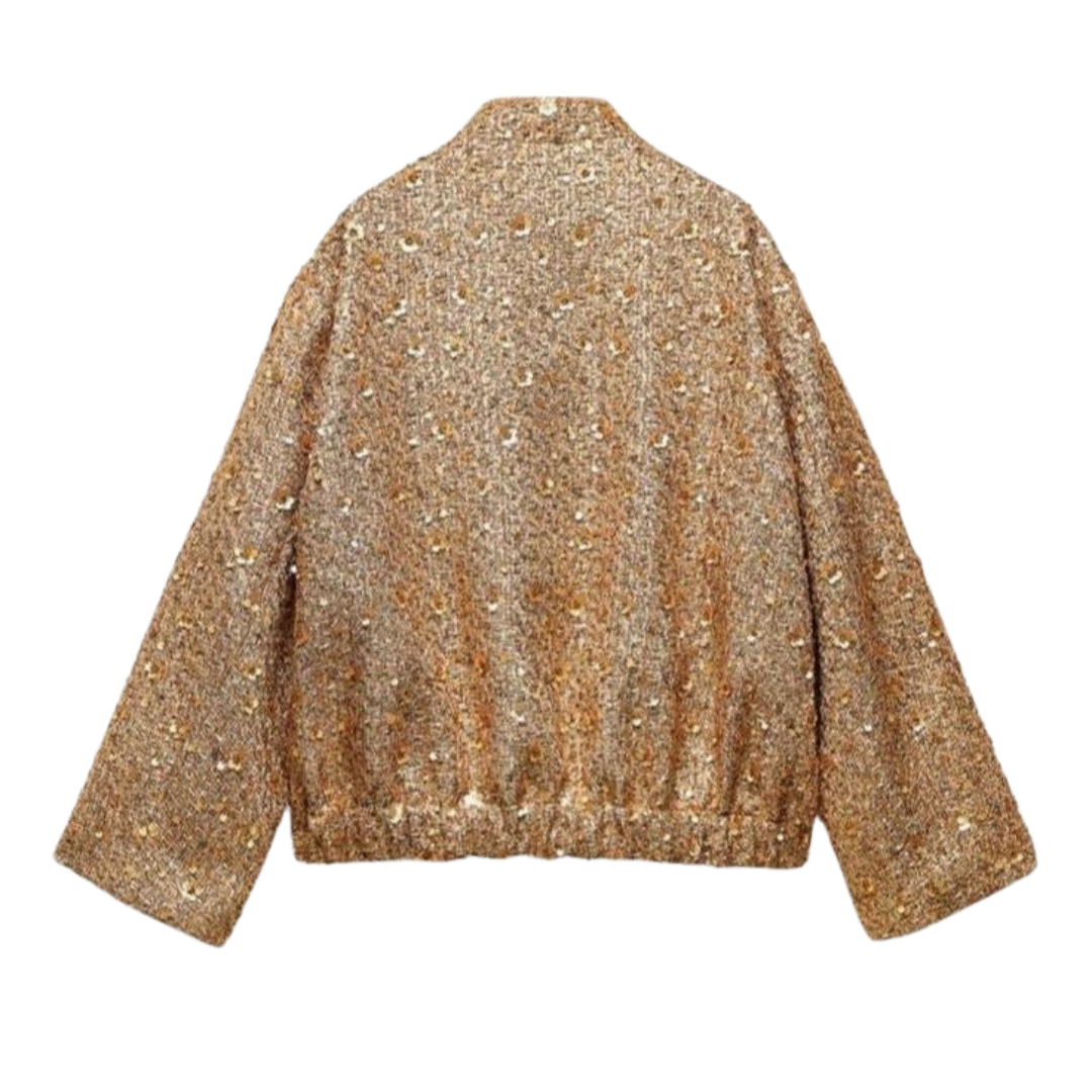 Sofie™ | Golden Sequin Jacket