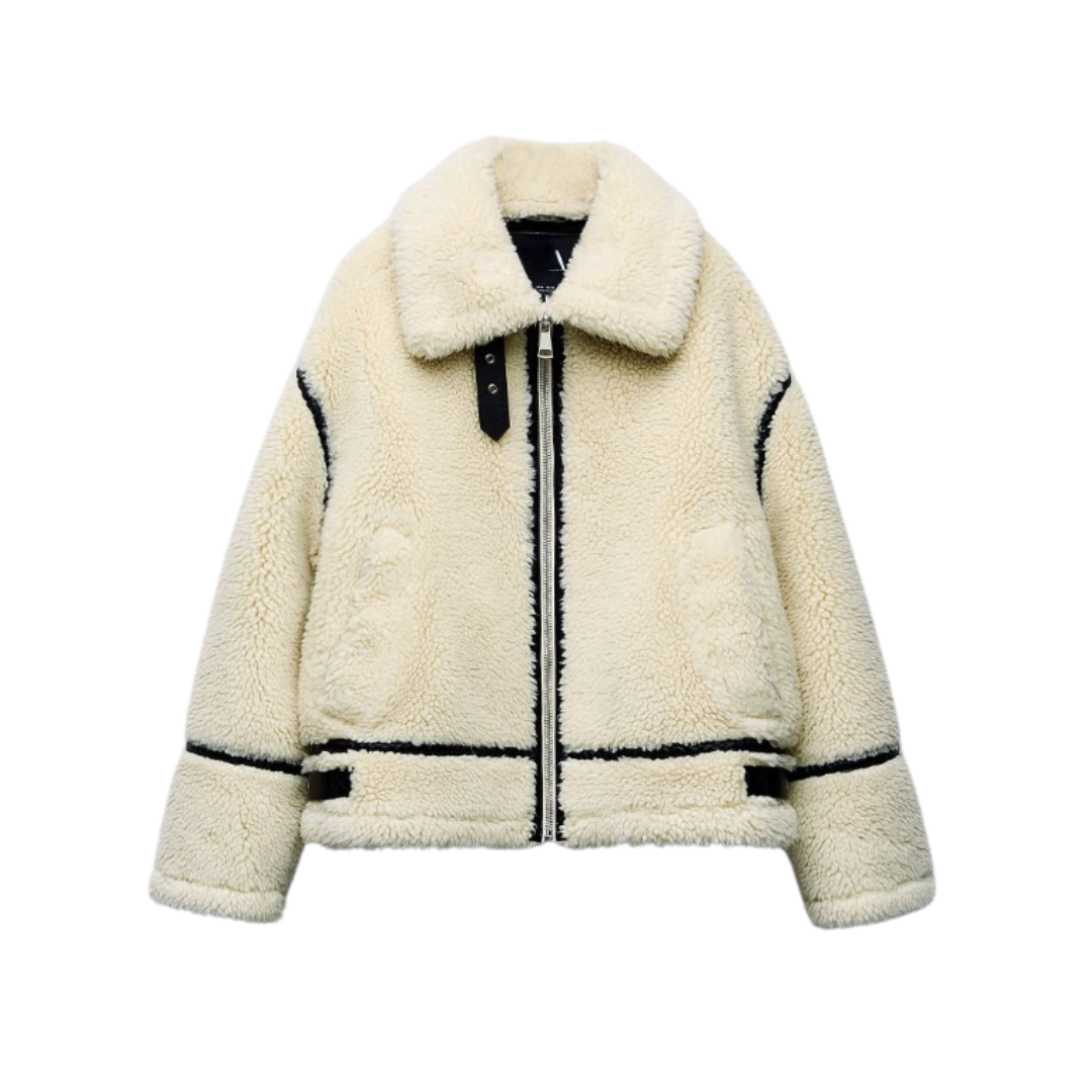 Sofie™ | Ava Luxe Teddy Aviator Jacket