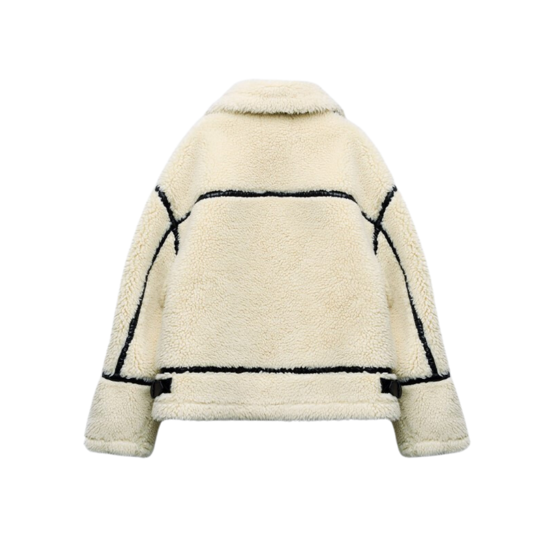 Sofie™ | Ava Luxe Teddy Aviator Jacket