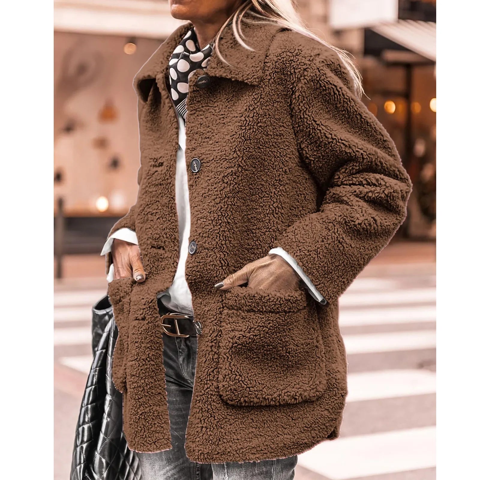 Sofie™ | Nora Cozy Button-Up Coat