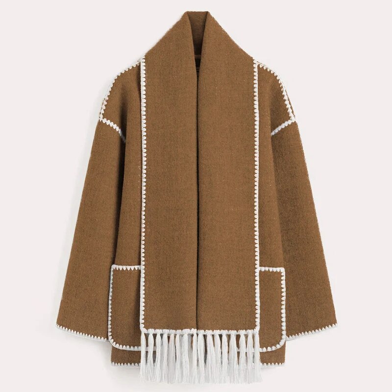 Sofie™ | Elodie Wool-Blend Scarf Coat