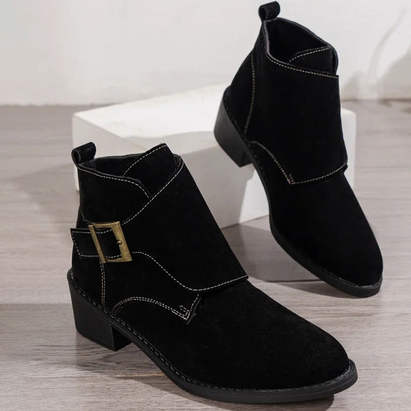 Sofie™ | Vintage Thick Heel Boots