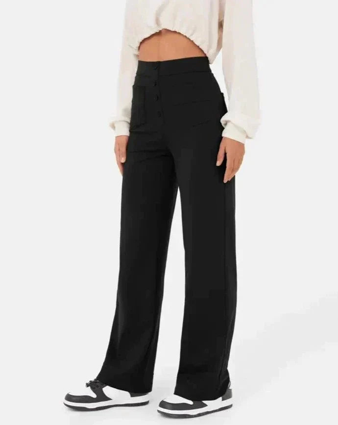 Sofie™ | Andy High-Waisted Elastic Casual Pants