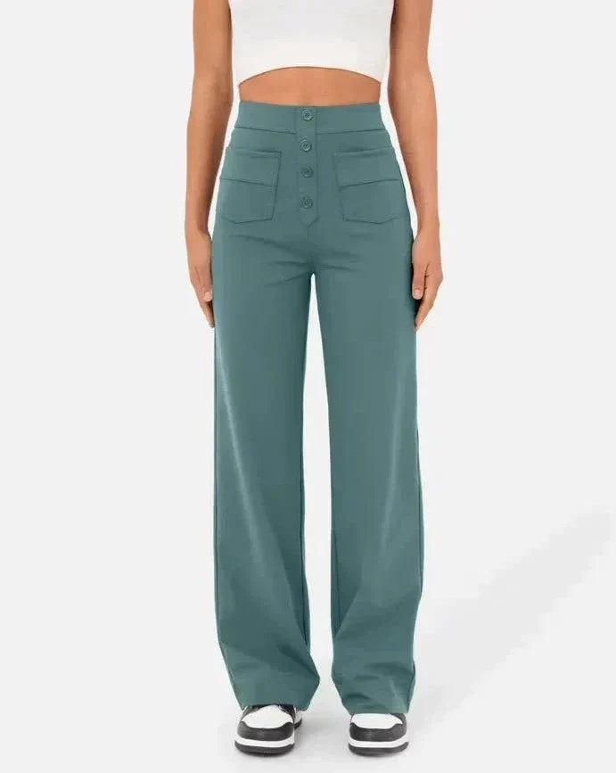 Sofie™ | Andy High-Waisted Elastic Casual Pants