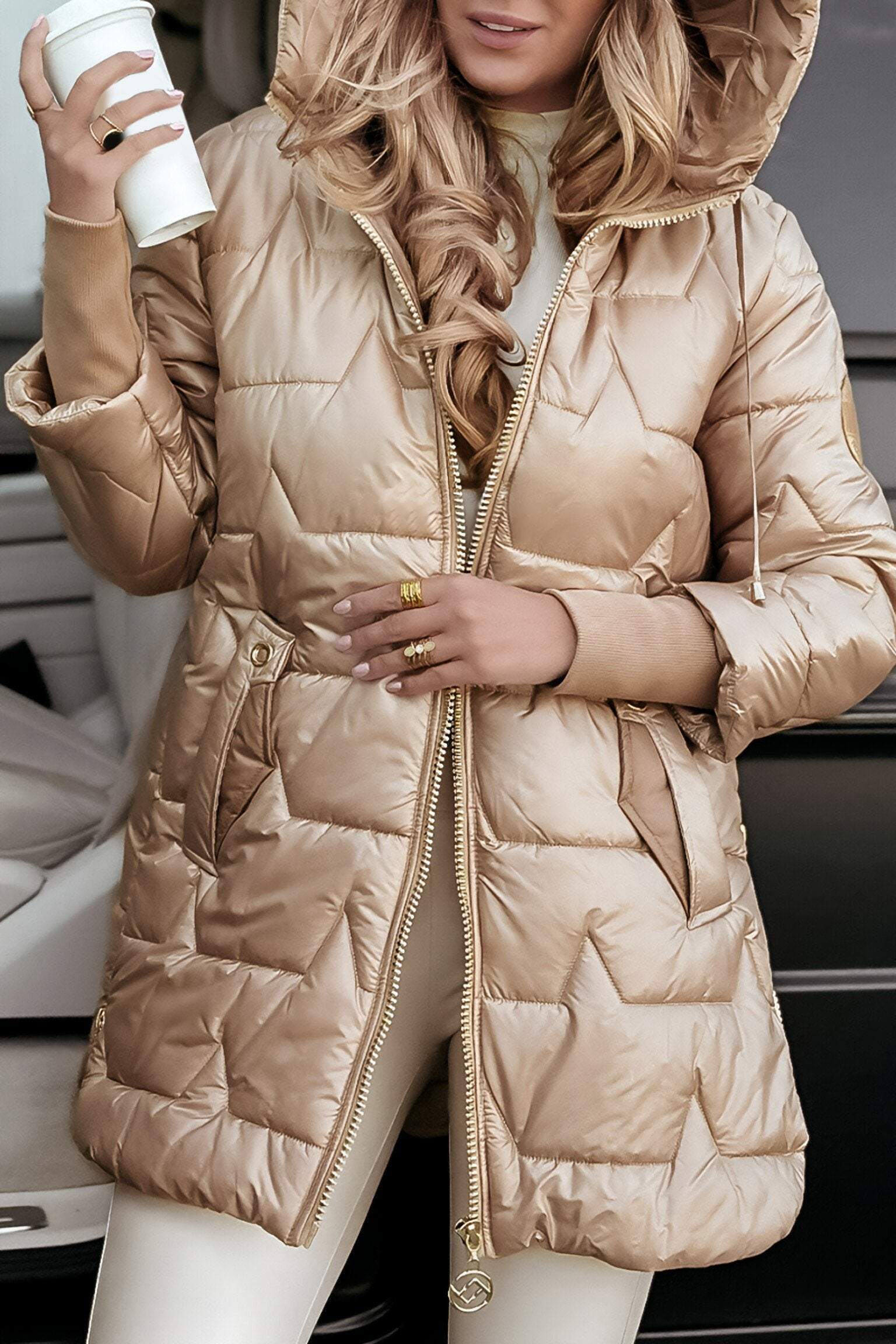 Sofie™ | Stylish Women's Hooded Puffer Winter Coat