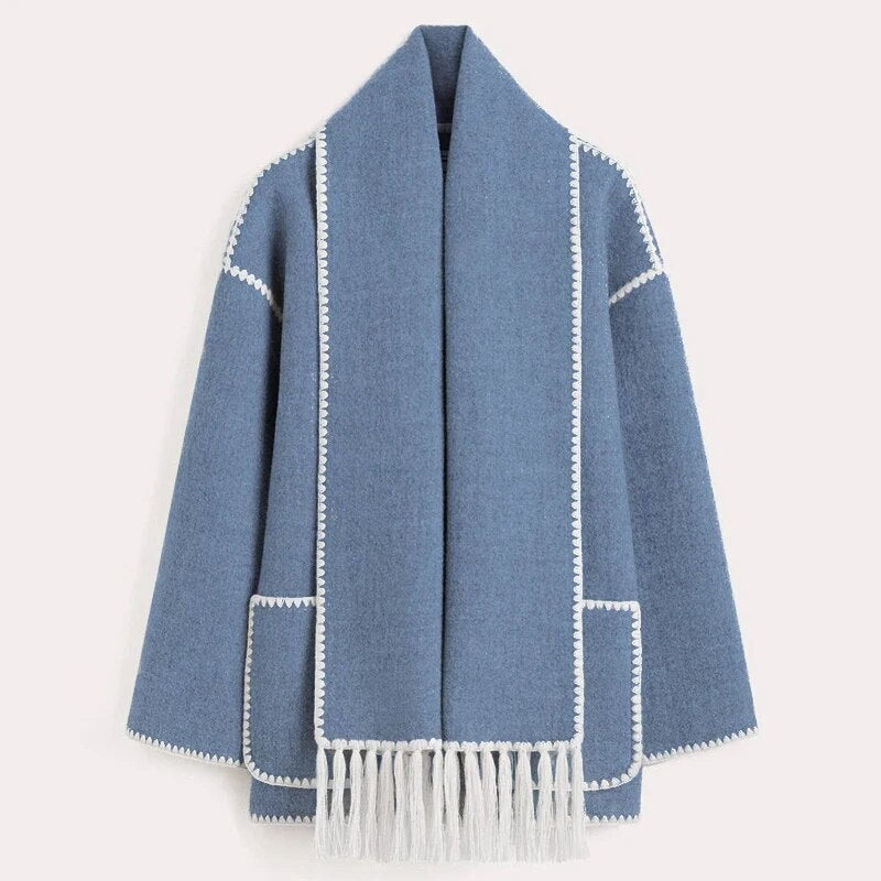 Sofie™ | Elodie Wool-Blend Scarf Coat